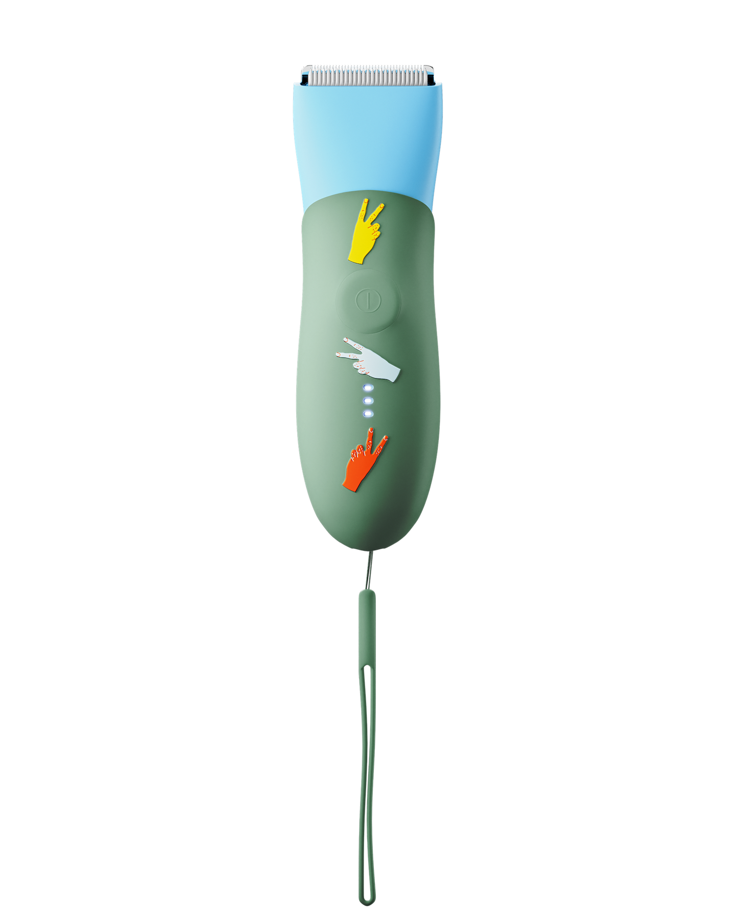 Meridian Sage color Sleeve on a Sky color Trimmer